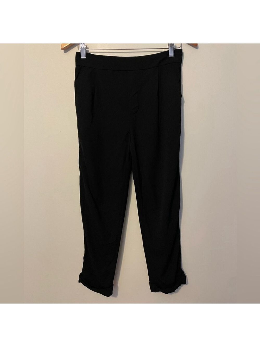 Vince Black Viscose Pants Size Small